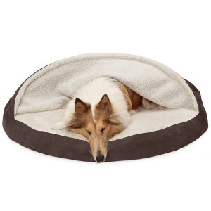 FurHaven Faux Sheepskin Snuggery Orthopedic Dog Bed - 1 of 4