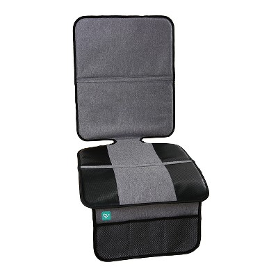 Image of Joybi Black and Gray Child Seat Protection Mat, Protective Cover for Car Seats