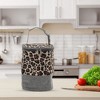 Unique Bargains Handheld Lunch Bag Gray 1 Pc - 3 of 4