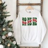 Simply Sage Market Women's Graphic Sweatshirt Ho Ho Ho Wavy Puff Print - 3 of 4