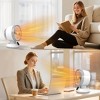 Etust 13.9" Desk Fan Heater, 2-in-1 Oscillating Desk Fan & Space Heater - 3 of 4