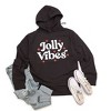 Simply Sage Market Women's Graphic Hoodie Retro Holly Jolly Vibes - 2 of 3