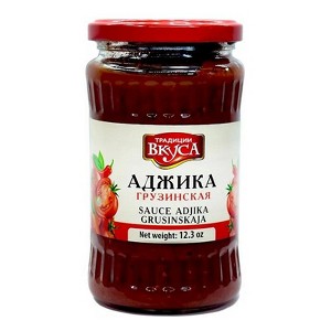 Tradicii Vkusa Adjika Georgian Sauce 12.3oz - Authentic Flavor For Grilled Meats And Dishes - 1 of 1