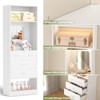 Besiost Closet System Set with Drawers, Freestanding Wardrobe Armoires with Shoe Racks - 3 of 4