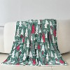 Comfort Ultra-Plush Flannel Blanket Christmas Plaid Christmas Tree. - 2 of 4