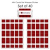 Big Dot of Happiness Canada Day - Mini Candy Bar Wrapper Stickers - Canadian Party Small Favors - 40 Count - 3 of 4
