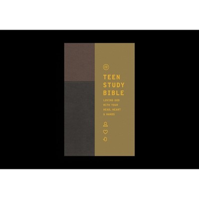 ESV Teen Study Bible (Trutone, Slate/Umber) - by  Jon Nielson (Leather Bound)