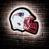 Evergreen Ultra-Thin Edgelight LED Wall Decor, Helmet, New England Patriots- 19.5 x 15 Inches Made In USA - 2 of 4