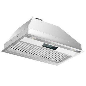RAPSUAR 36 inch Range Hood Under Cabinet, 1200 CFM with 4-Speed Gesture Sensing & Touch Control, Stainless Steel Kitchen Stove Vent Hoods - 1 of 1