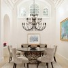 Baoure 52-Light Black Farmhouse Chandeliers, 71-in Vintage Candle Large Chandelier for Entryway Kitchen Island Foyer - 3 of 4