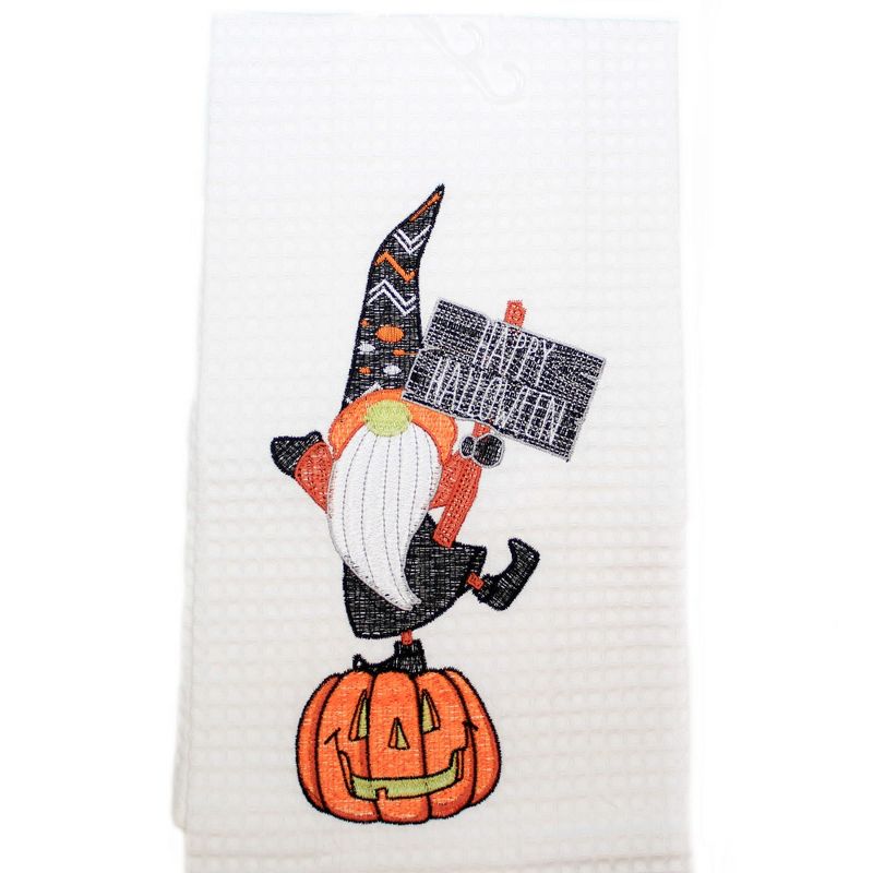 Tabletop Halloween Gnome Eat Drink Towel Cotton Halloween Scary C86100890,88 27.0 Inch Halloween Gnome Eat Drink Towel Halloween Scary Kitchen Towel, 3 of 4