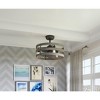 Urban Ambiance Luxury Modern Farmhouse Indoor Ceiling Fan,  18.1"H x 23.5"W,  Charcoal, UHP9031 - 3 of 4