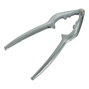 Unique Bargains Stainless Steel Easy Grip Dishwasher-safe Durable Nut Cracker 6'' x 1.4'' x 0.4' Silver Tone 1 Pc - 1 of 3