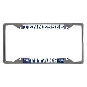 NFL Tennessee Titans Stainless Steel License Plate Frame - 1 of 3