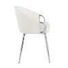 Claire Contemporary and Glam Dining Chair - LumiSource - image 3 of 4