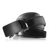 Roxoni Men's Genuine Leather Ratchet Dress Belt with Automatic Double Gloss Buckle, Enclosed in an Elegant Gift Box - 2 of 4