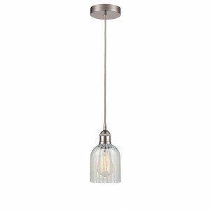 Caledonia - 1 Light Cord Hung Mini Pendant In Industrial Style-9.75 Inches Tall and 5 Inches Wide - 1 of 1