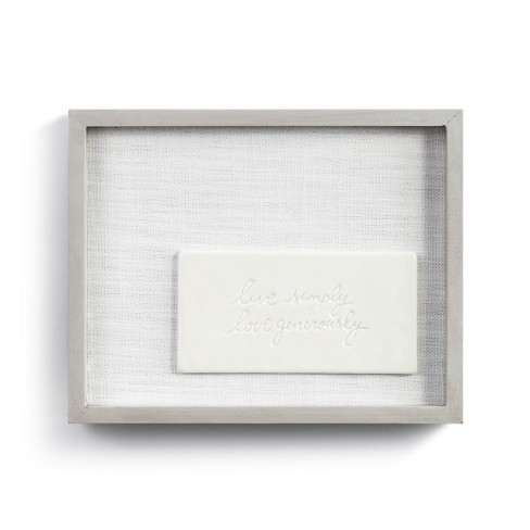 Demdaco Live Simply Wall Art White Target