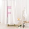 Deny Designs April Lane Art Block Monogram Shower Curtain - 2 of 3