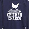 Boys' - Instant Message - Professional Chicken Chaser Long Sleeve Graphic T-Shirt - 2 of 4