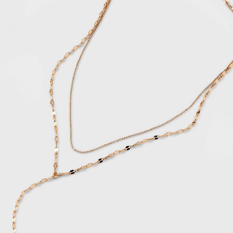 Y-Line Necklace Set 2pc - Universal Thread&#8482; Gold, 5 of 6