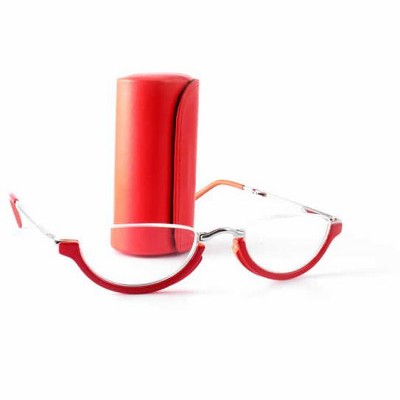 Calabria 309 Small Semi-Rimless Folding Reading Glasses