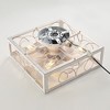 Airsurfer 16-Inch Modern White/Gold Flush Mount Ceiling Fans with Remote - 4 of 4