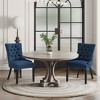 WestinTrends  Upholstered Wingback Button Tufted Dining Chair (Set of 2) - 2 of 4