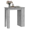 vidaXL Bar Table Concrete Grey Engineered wood Small Bar Table - 4 of 4