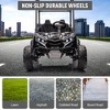 24V Kids 4WD Off-Road Electric Ride-on, 2-Seater with Tent, Shock Absorbers, 3-Speeds (4 MPH), LED Lights, Music, 110 Lbs Load Capacity - 4 of 4