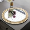 Aoibox Boho Round Hanging Wall Mirror Decorative Rattan Circle Mirror for Farmhouse, Living Room, Bedroom, Entryway, Bathroom - 3 of 4