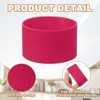Unique Bargains Silicone Protective Heat Resistant Non Slip Coffee Cup Sleeve 4 Pcs - 3 of 4