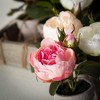 Sullivans Artificial 6" Potted Rose Crate of 12 - 2 of 4