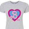 Women's - Barbie - Heart Crest Fitted Graphic T-Shirt - 2 of 3