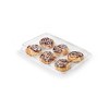Good Natured Products 6-- Pack 3" Donut & Bar - Package Clear & Compostable - Case of 100 - 2 of 3