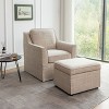 Wovenbyrd Woodcrest 24" Wide Rectangle Storage Ottoman - 3 of 4