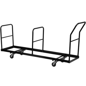 Flash Furniture Vertical Storage Folding Chair Dolly - 35 Chair Capacity - 1 of 2