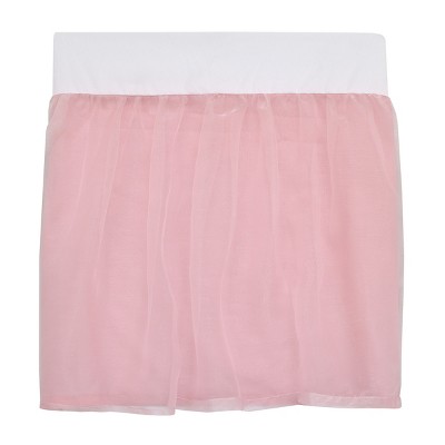 Pink Cotton Reversible Toddler Comforter with Rainbow Design