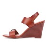 New York & Company Velma Women's 2 Band Buckle Wedge - 3 of 4