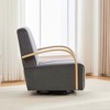 GDFStudio Isla Mid-Century Modern 360° Swivel Velvet Upholstered Chair - 4 of 4