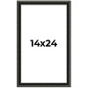 PosterPalooza | Antique Black Picture Frame - UV Acrylic, Foam Board Backing, Hanging Hardware - 2 of 4