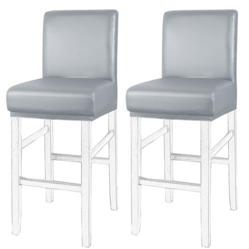 Waterproof Bar Stool Covers for Counter Short Back Chair Covers