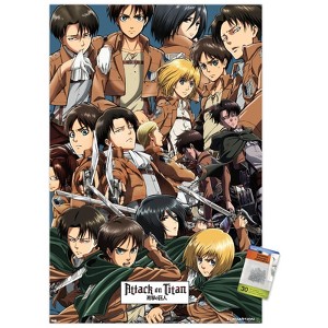 Trends International Attack on Titan - Collage Unframed Wall Poster Prints - 1 of 4