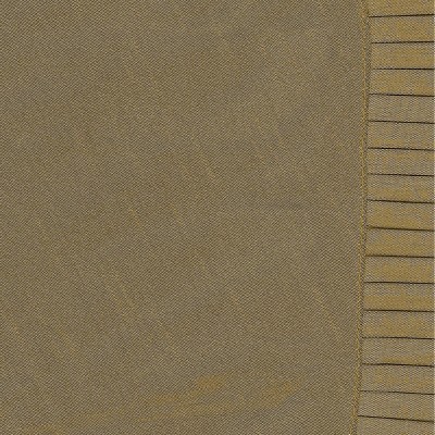 Gold Faux Silk Waterfall Rod Pocket Window Valance