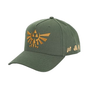 Legend Of Zelda Hyrule Crest Embroidery Poly Wool B104 Baseball Cap Snapback - 1 of 4