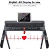 FIONECA 3.5HP Folding Electric Treadmill with 14KM/H Speed, 330 LB Capacity for Home Gym - 2 of 4
