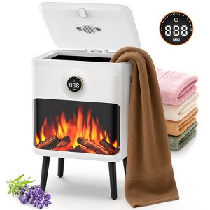 22L Electric Towel Warmer with Child Safety Lock, Aromatherapy, and Fast 360° Heating for Spa-Like Comfort - 1 of 4