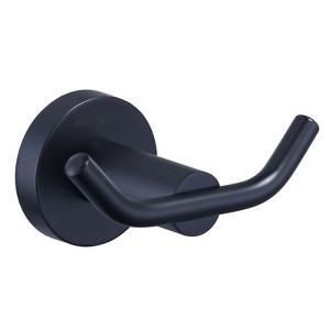 WOWOW Double Robe Hook 304 Stainless Steel in Brushed Nickel - 1 of 4