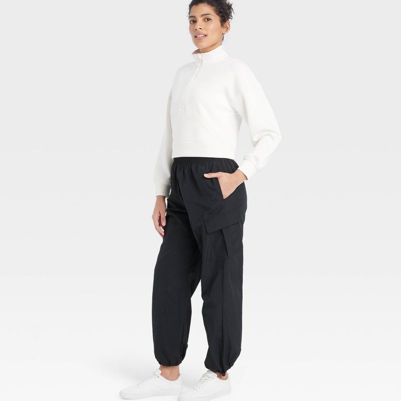 Women's High-Rise Cargo Parachute Pants - All In Motion™, 6 of 10
