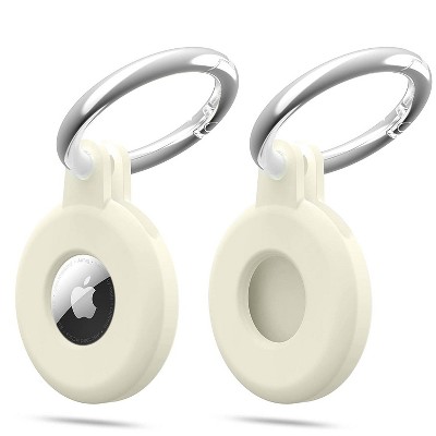 SaharaCase EasyClip Silicone Case for Apple AirTag Glow White (AT00002)